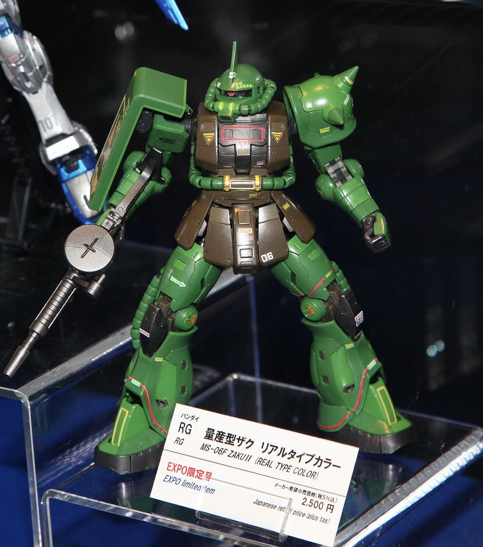 Bandai RG 1/144 Ms-06f Zaku II REALTYPE Color Ver Model Kit Bandai RG 1/144 Ms-06f Zaku II REALTYPE Color Ver Model Kit