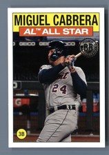 2021 Topps - 1986 Topps All-Star Baseball Miguel Cabrera #86AS25