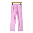 Men Low Waist Ultra-thin Pants See-though Mesh Pajama Bottoms Trousers Sleepwear