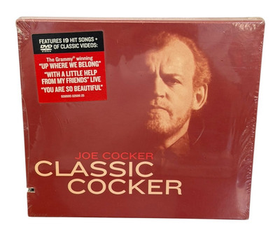 Joe Cocker Classic Cocker CD + DVD (2007) Brand New Sealed Promo Cut Spine