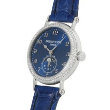 PATEK PHILIPPE Complication Moonphase 7121/200G-001 Ladies Blue Sunray #W012 3