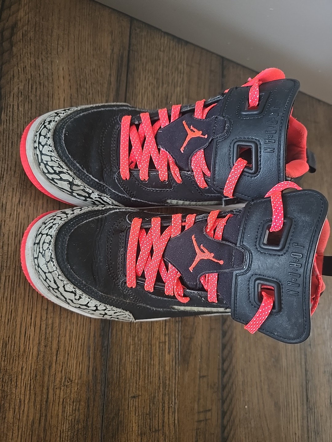 Nike Air Jordan Spizike PS - Kids Size 3 - Black Red Orbit CJ7217-064  thumbnail 4