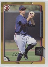 2015 Bowman Draft Gold 30/50 Braxton Davidson #186 0w7