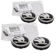 4 Stück Original Skoda Octavia Fabia Radnabendeckel - 5E0601151FOD