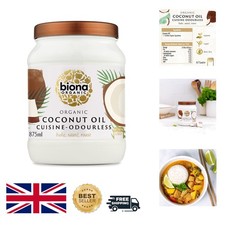 Versatile 875ml Organic Coconut Oil - Odourless, Perfect for Cooking & Baking