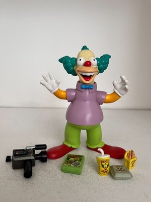 PLAYMATES INTERACTIVE THE SIMPSONS SERIE 1 KRUSTY DER CLOWN ACTIONFIGUR WOS