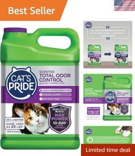 Ultra Strong Clumping Cat Litter - 15lbs of 10-Day Odor Control with Fresh Scent