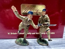 W. Britain WWI Black Watch Highlanders Officer NCO Set 17951 54mm Metal
