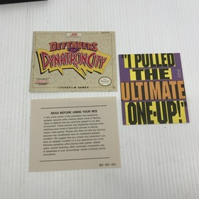 Defenders of Dynatron City Nintendo NES 1992 Complete Box Game Manual