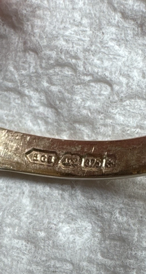 复古男式 9 克拉金玛瑙印章戒指 — 第 3/4 张图片