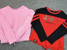 Girls Size 7/8 8/10 Bundle Calvin Klein Performance Sweatshirt Justice Sport