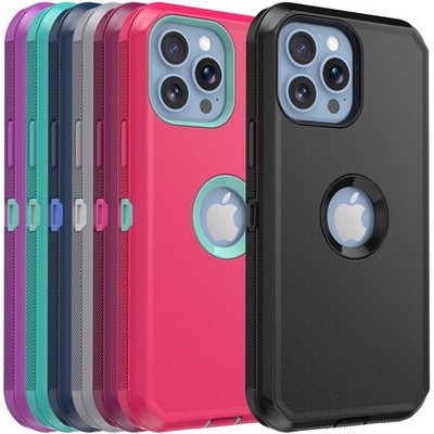 For iPhone 13 Pro Max/13 Pro/13 Case Hybrid Rugged Hard Phone Cover Shockproof