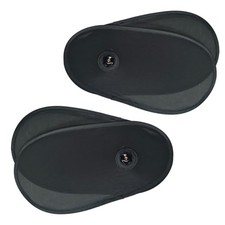 Car Side Window Sunshade, Rotatable Sun Blocker with Suction Cup, 2PCS