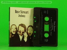 DAVE STEWART JEALOUSY 125 2 Track Audio Cassette EASTWEST