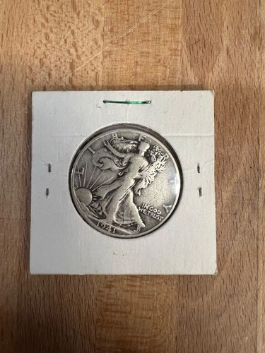 1941 S  Walking Liberty Half Dollar.  Circulated but good condition. F