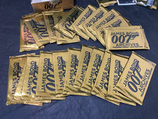 James Bond 007 Archives Trading Cards 2014 edition 22 sealed packs + 2 open pack