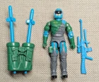 Vintage 1990s G.I. Joe Figure - Cobra FLAK Trooper - Complete! - Great Cond!