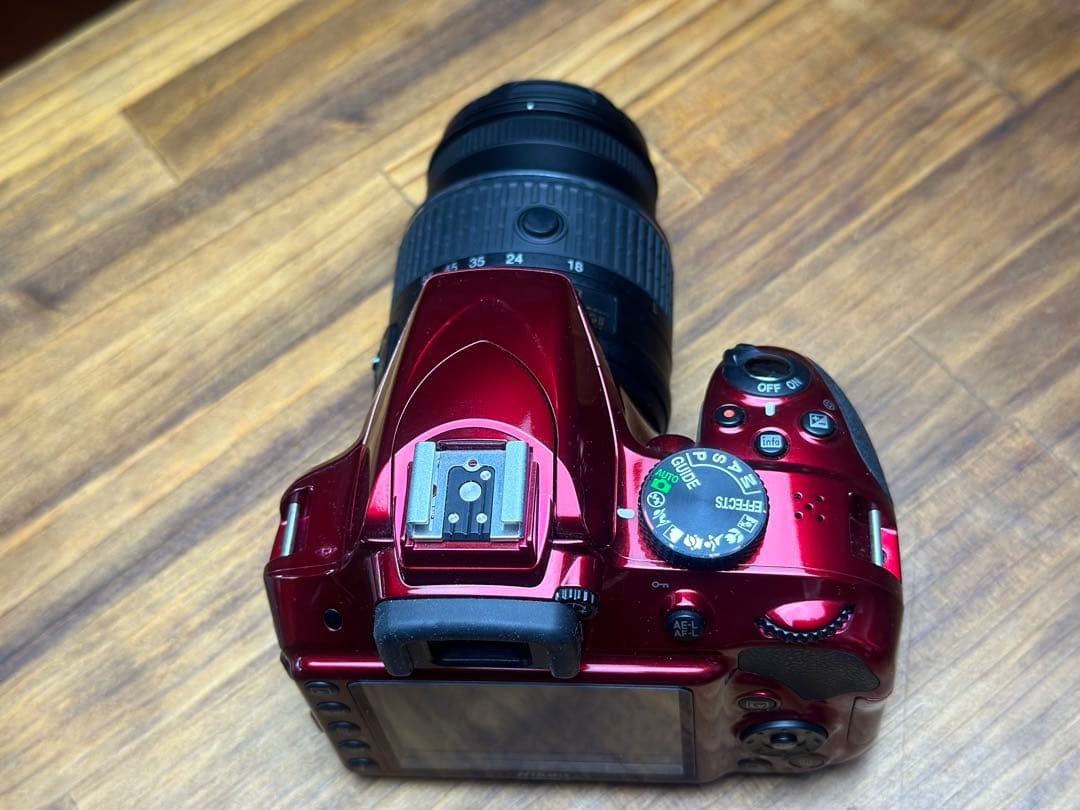 Nikon D3300 18-55 VR2 Lens kit RED 113440 | eBay