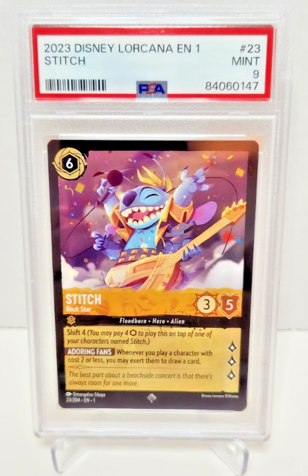 Stitch 2023 Disney Lorcana EN 1 - PSA 9 Mint
