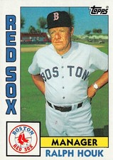 1984 Topps Baseball Ralph Houk Manager Red Sox #381