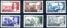 TIMBRE FRANCE 1970 SERIE N° 1623/1628 ** CELEBRITE  (pl)