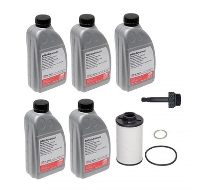 DSG Service Kit 6 Speed Dual Clutch Transmission Fluid + Filter + Seals FEBI ...