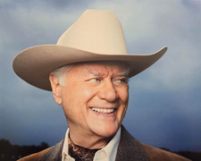 8x10 COLOR PHOTO DALLAS LARRY HAGMAN TV ICON
