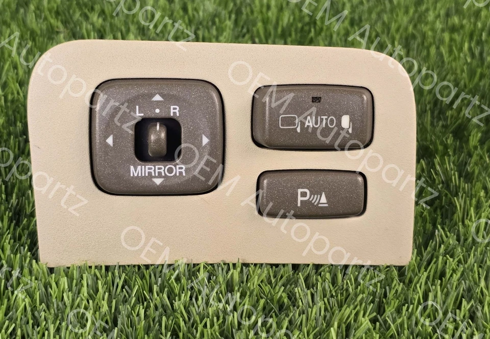 Botón interruptor espejos retrovisores Lexus LS430 01-06 con botón de asistencia de estacionamiento OEM LHD usado Foto 2 de 4