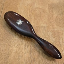 Vtg/Antique Florence Keep Clean Horse Hair Clothes Brush Wooden USA