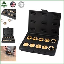 Professional Router Bushing Kit, 10 Pieces for Template Guided Woodworking Tasks