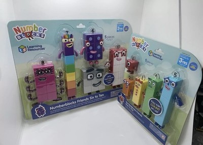 Numberblocks Friends 1-5 & 6-10 One to Ten Activity Figuren Spielset Spielzeug - NEU