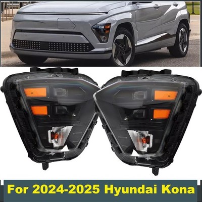 For 2024-2025 Hyundai Kona Headlight Headlamps LED & Halogen Signal Left&Right