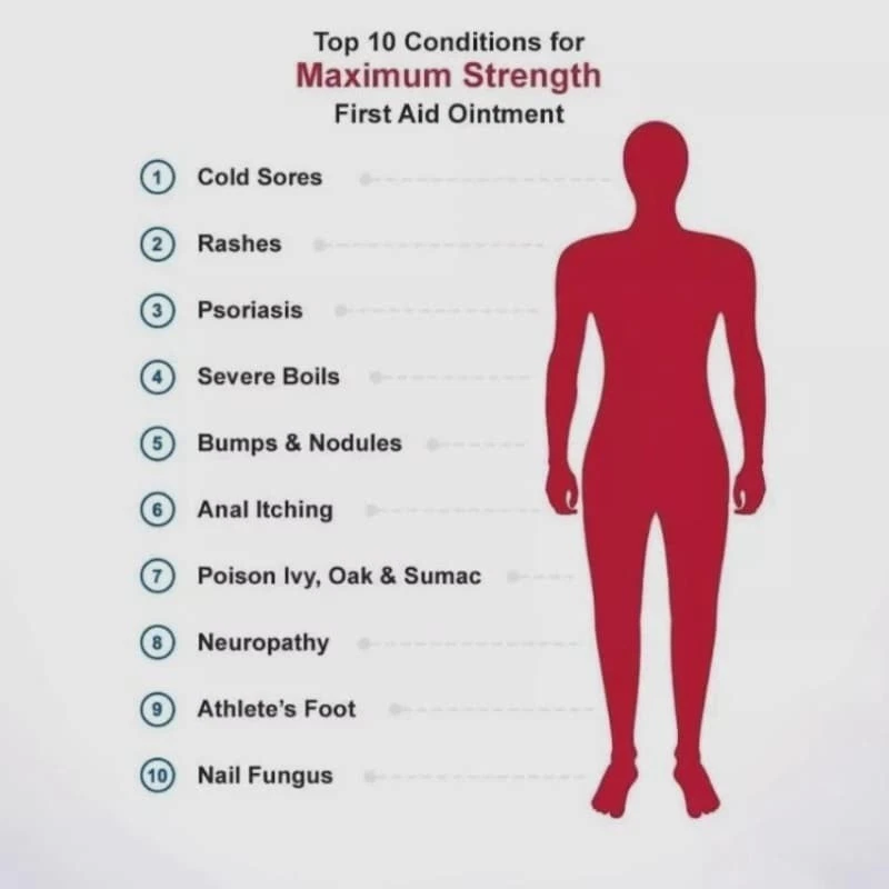 Pomada de primeros auxilios - 2 onzas EMUAID Max 1-4 piezas Foto 3 de 4