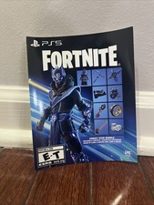 PS5 Fortnite Cobalt Star Bundle  1000 V Bucks Unscratched Unused Code 