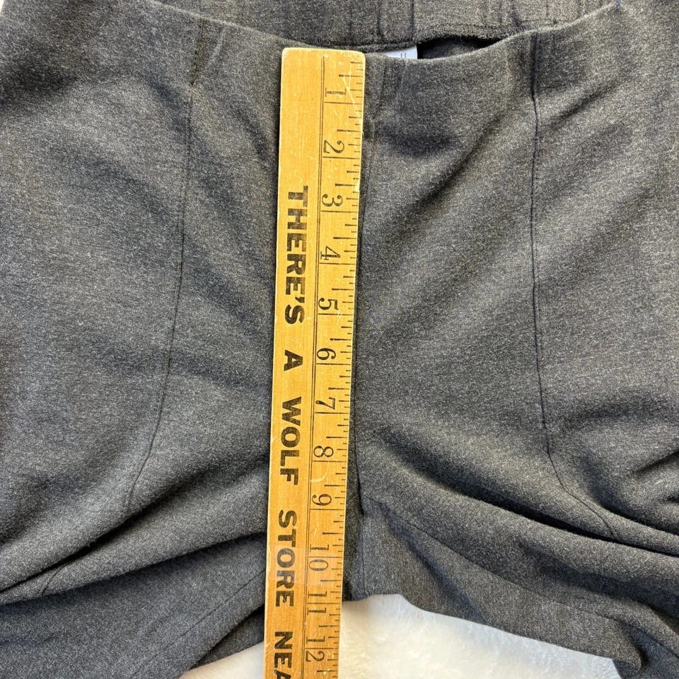 J Jill Ponte Leggings Mujer Talla Pequeña Gris Oscuro Elastizados Calce Ajustado Informal Pantalones Foto 4 de 4