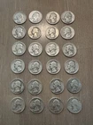 24 Washington Quarter Lot $6.00 Of 90% Silver