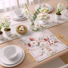 Tovaglietta Sottopiatto Pasqua di Maison Sucrée in pvc 33x33 cm Art. Domenica