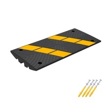 35.4" x15.75”x2.6 Heavy Duty Rubber Curb Ramp Threshold Bridge Tracks Curb Ramps