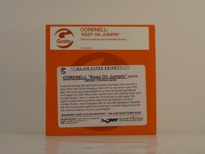 CORNELL KEEP ON JUMPIN (D84) 4 Track Promo CD Single including Card Sleeve GUSTO
