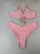 bikini set swimsuit Size Small Pink New