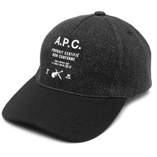 APC Casquette en denim bicolore avec logo 23SS M24071 SAB 50334768