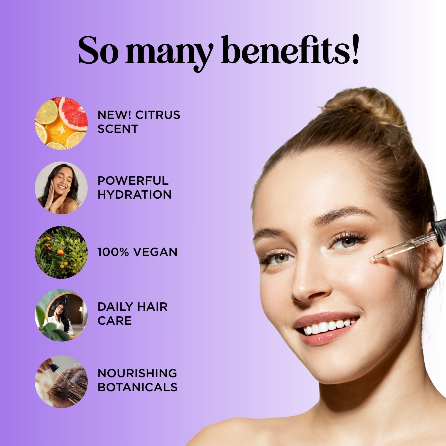 Volumizing Rosemary Hair Oil Serum - Moisturizing Scalp and Hair Oil for Men & W