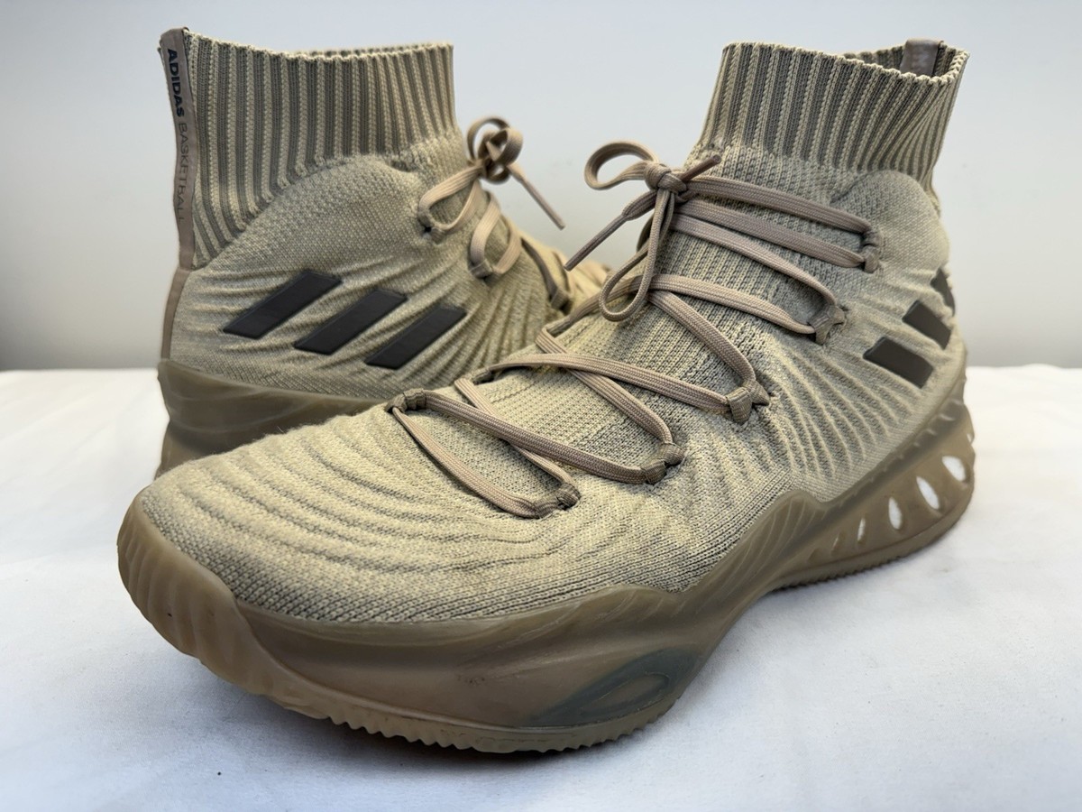 $450 ADIDAS CRAZY EXPLOSIVE PRIMEKNIT 2017 KHAKI BASKETBALL SHOES