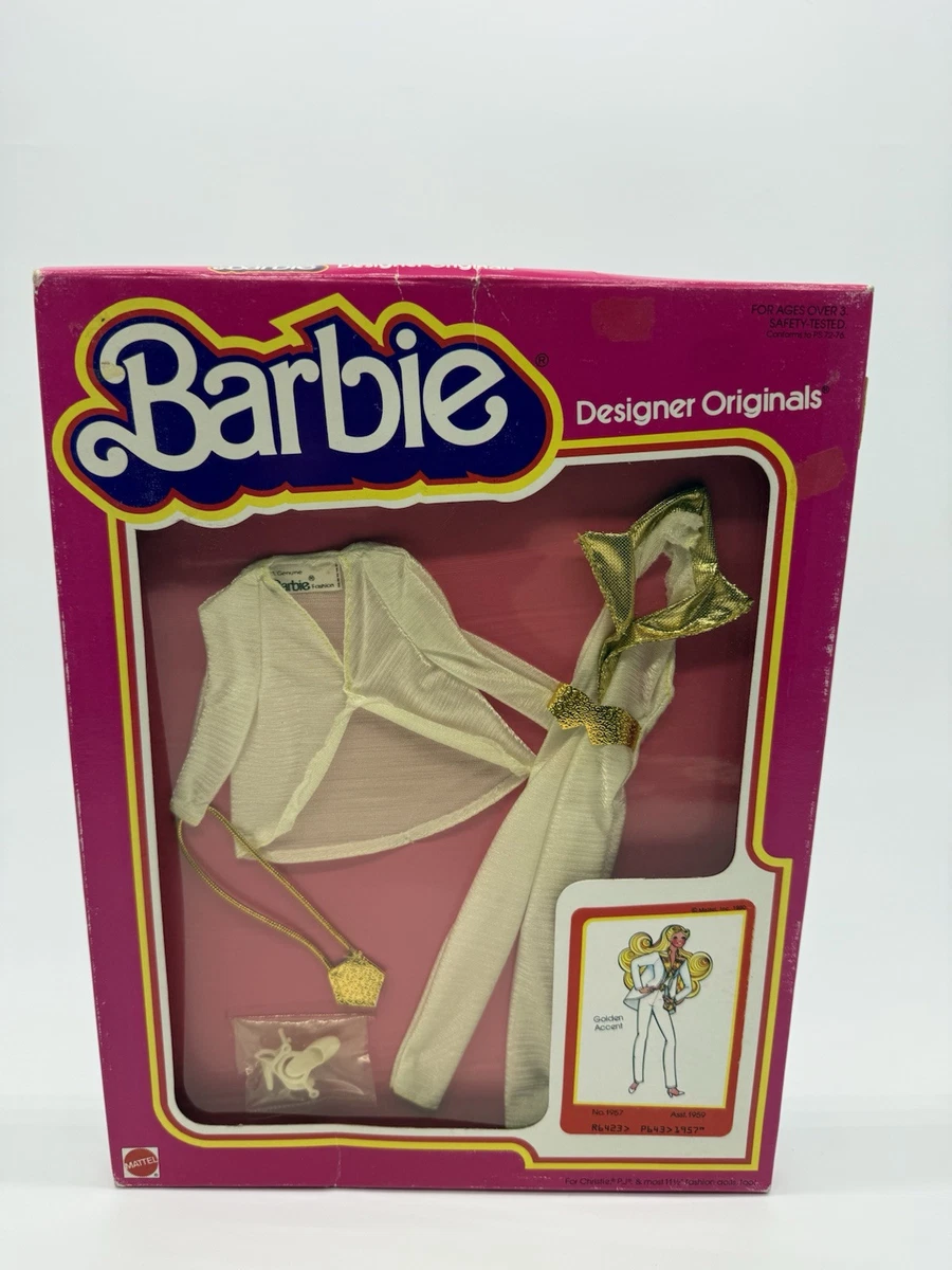 Autocollant Promotionnel Barbie Mattel 1979 – Barbie, Ken, Tutti, Francie