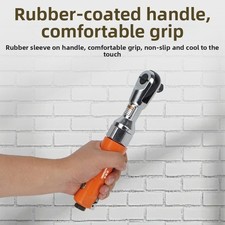 High Torque Pneumatic Ratchet Wrench Kit 160 RPM No Load 1/4 Inch Inlet