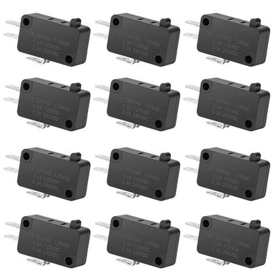 125V/250V 16A SPDT Snap Action Button Micro Limit Switch for Microwave Oven D