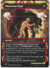 Monstrous Rage 45 Uncommon Near Mint