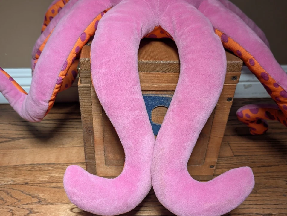 The Simpsons Purple Octopus Plush Jumbo Stuffed Animal Universal Studios Squid - Image 4 of 4