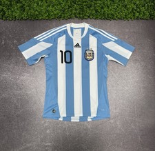 2010 Argentina Home Jersey #10 Messi XL World Cup ALBICELESTE Adidas NEW