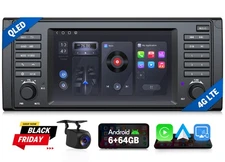 Eonon E39X6S 7" Android 13 6+64 Car Stereo CarPlay Radio GPS WiFi 4G For BMW E39